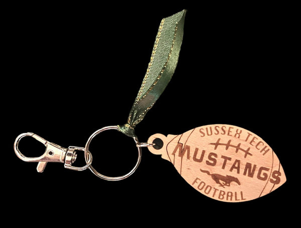 Keychain Sussex Tech Mustangs Football