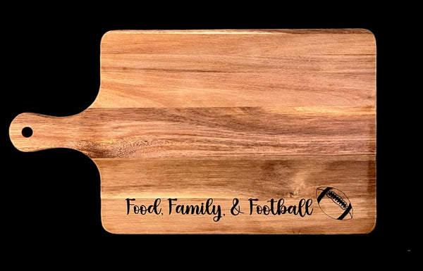 Charcuterie Board "Food, Family, & Football