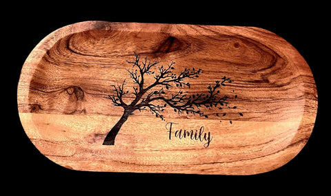 Product B Custom Catchall Tree w Family Image (Add your family name)
