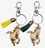 Keychain Mustang with Tassel