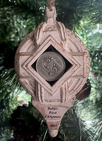 Baby's First Christmas Wall Decor / Ornament