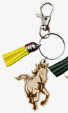 Keychain Mustang with Tassel